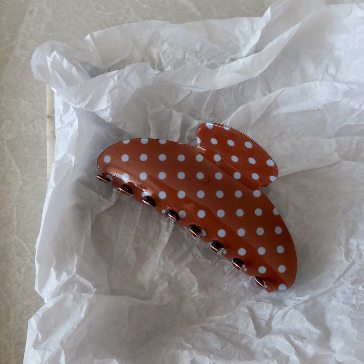 Щипка за коса Caro Polka Dot