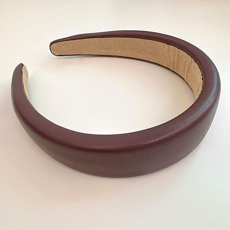 Диадема FAUX LEATHER BURGUNDY