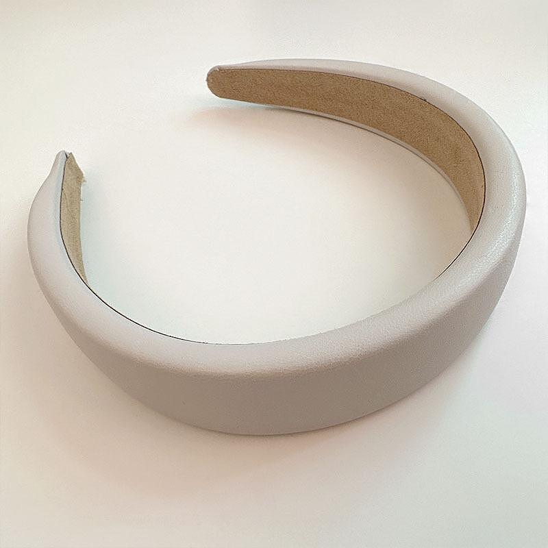 Диадема FAUX LEATHER CREAM