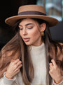 Федора Brown caramel