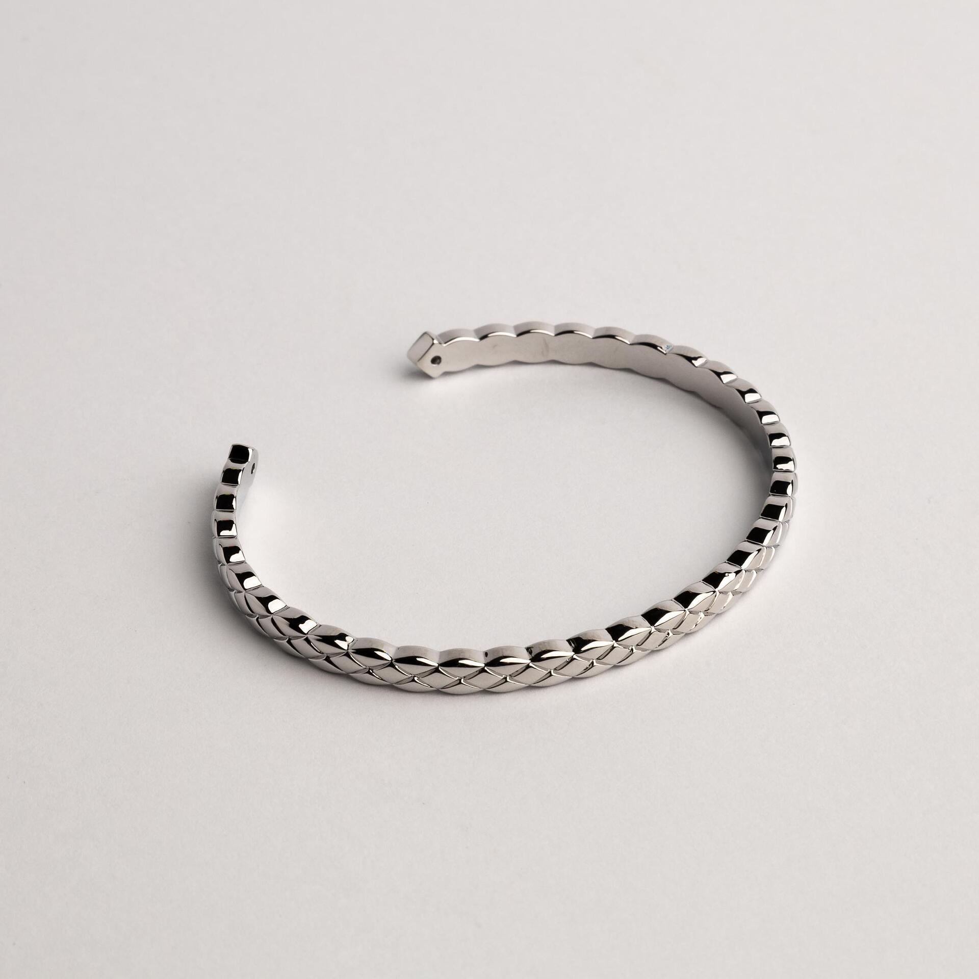 Гривна Penelope Crystals Silver