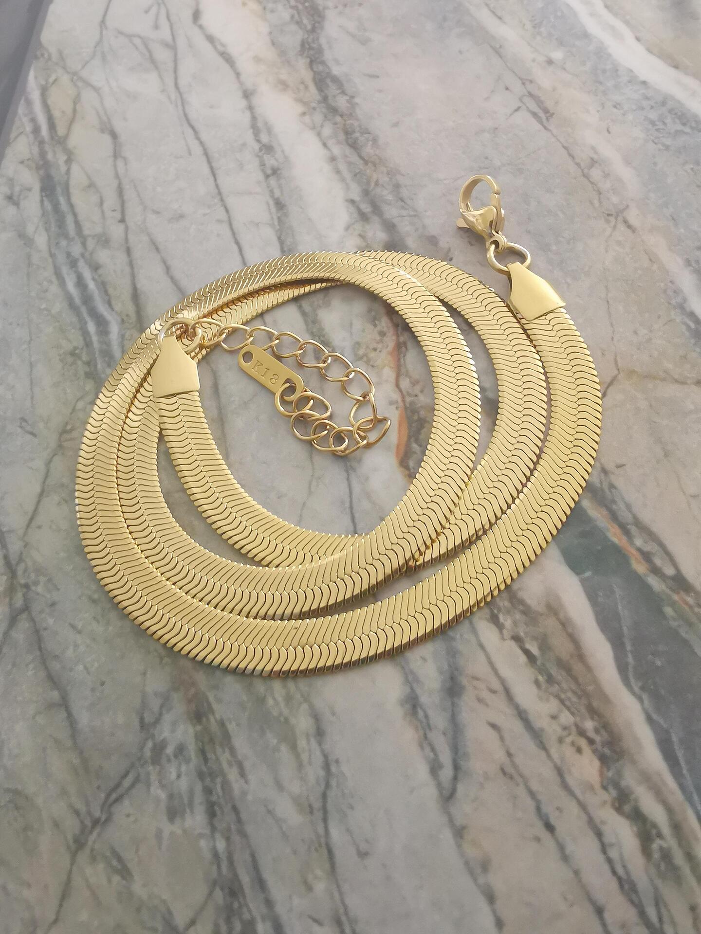 Колие HERRINGBONE GOLD