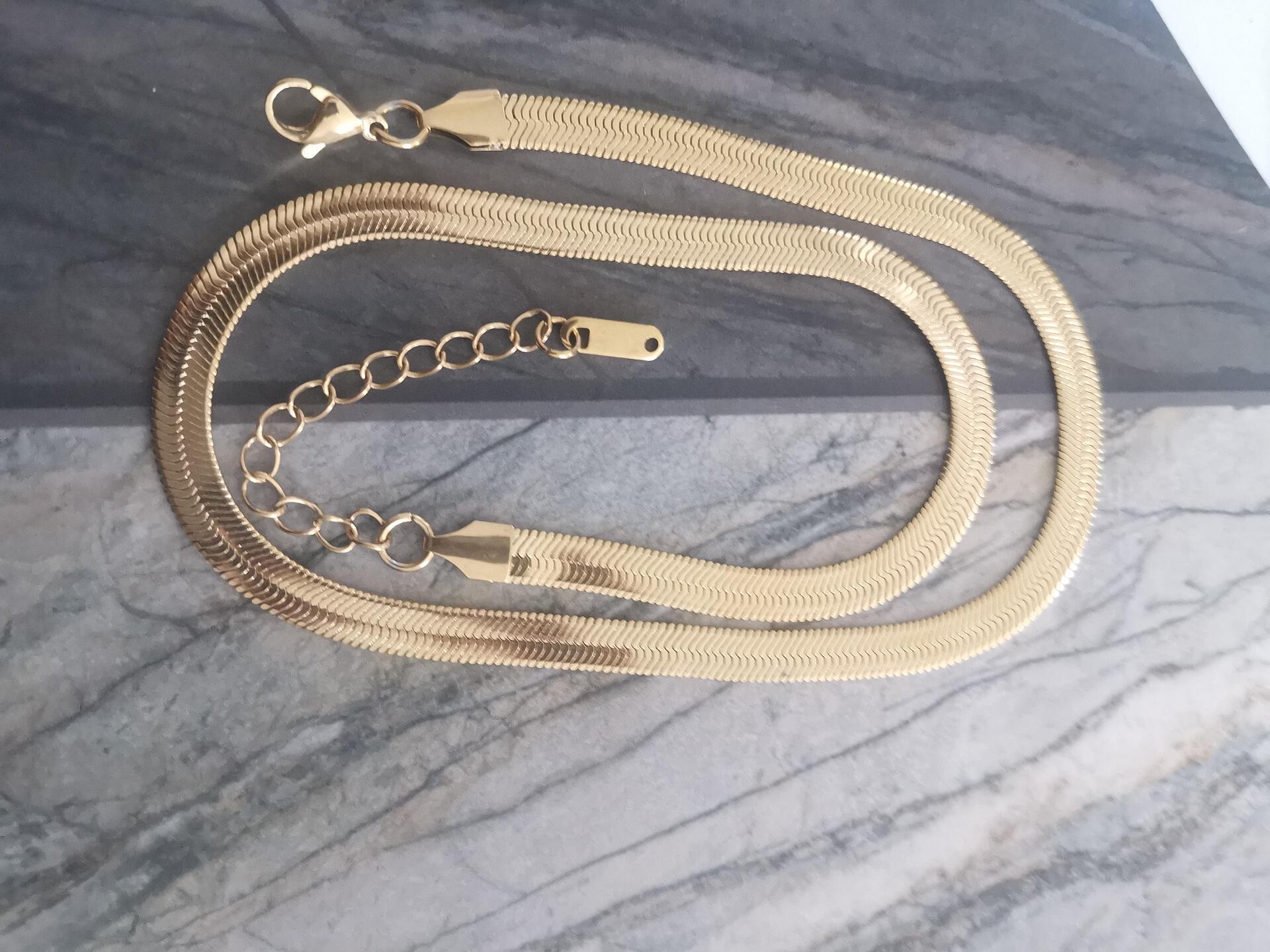 Колие HERRINGBONE GOLD