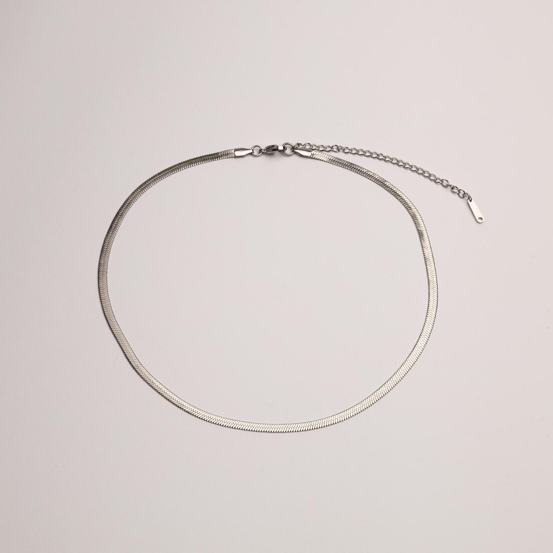 Колие HERRINGBONE SILVER