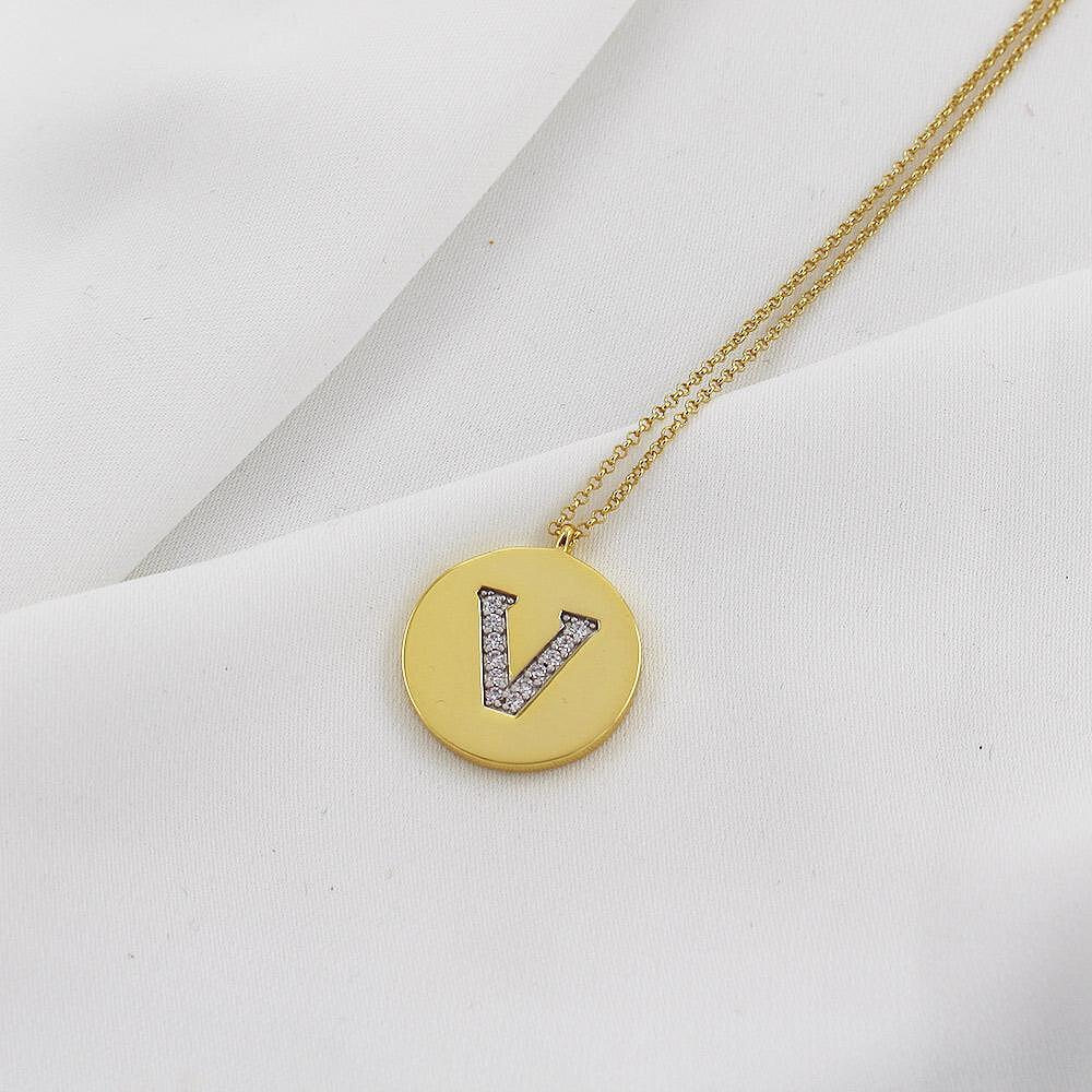 Колие Letter Gold