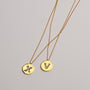 Колие Letter Gold