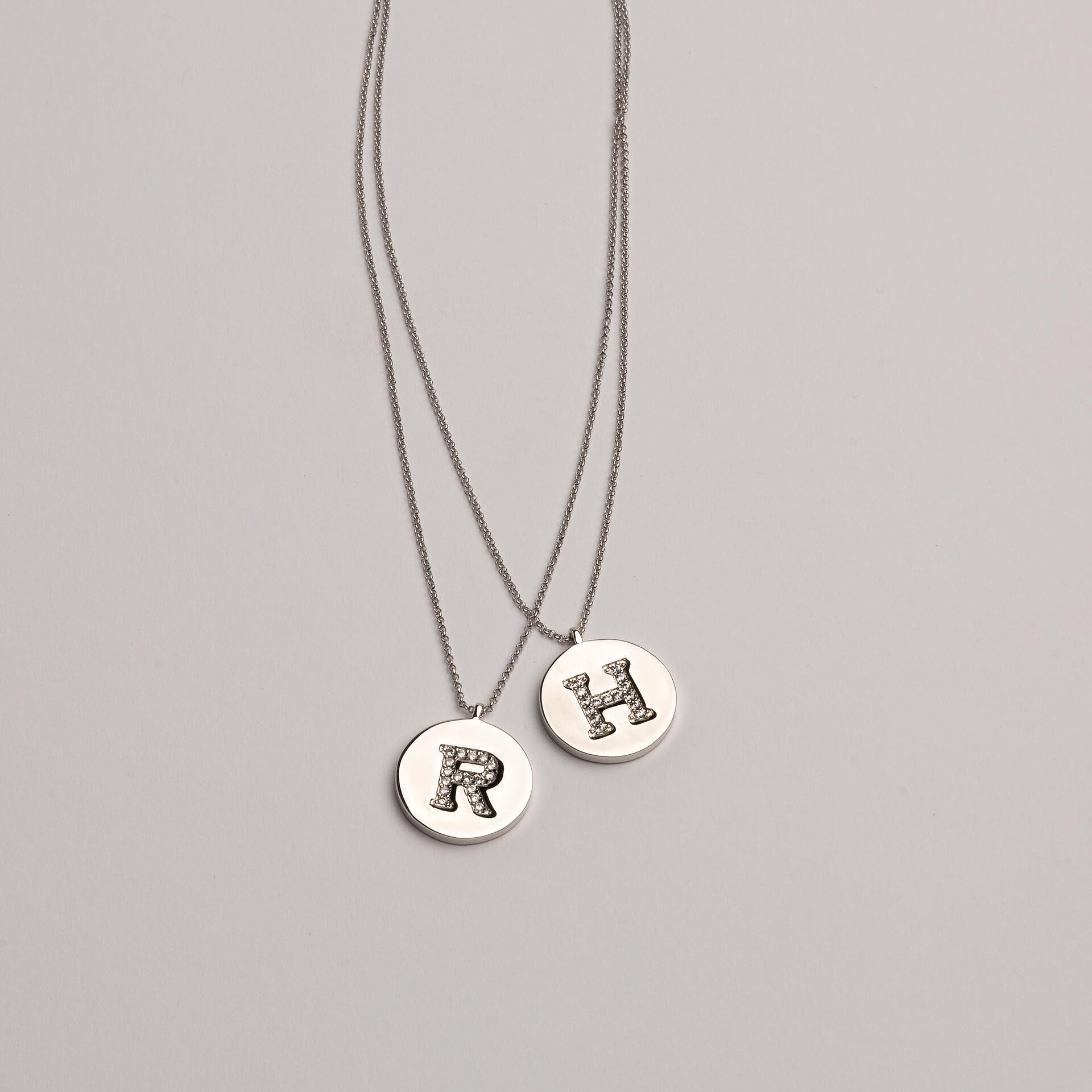 Колие LETTER SILVER