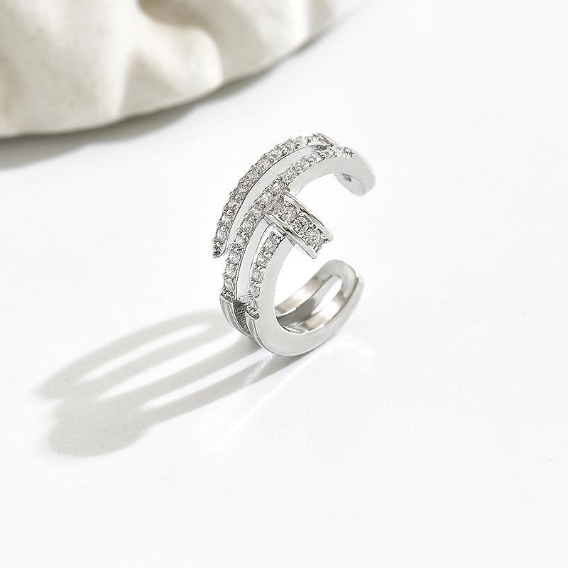 Обеца без продупчване CRYSTAL PIN