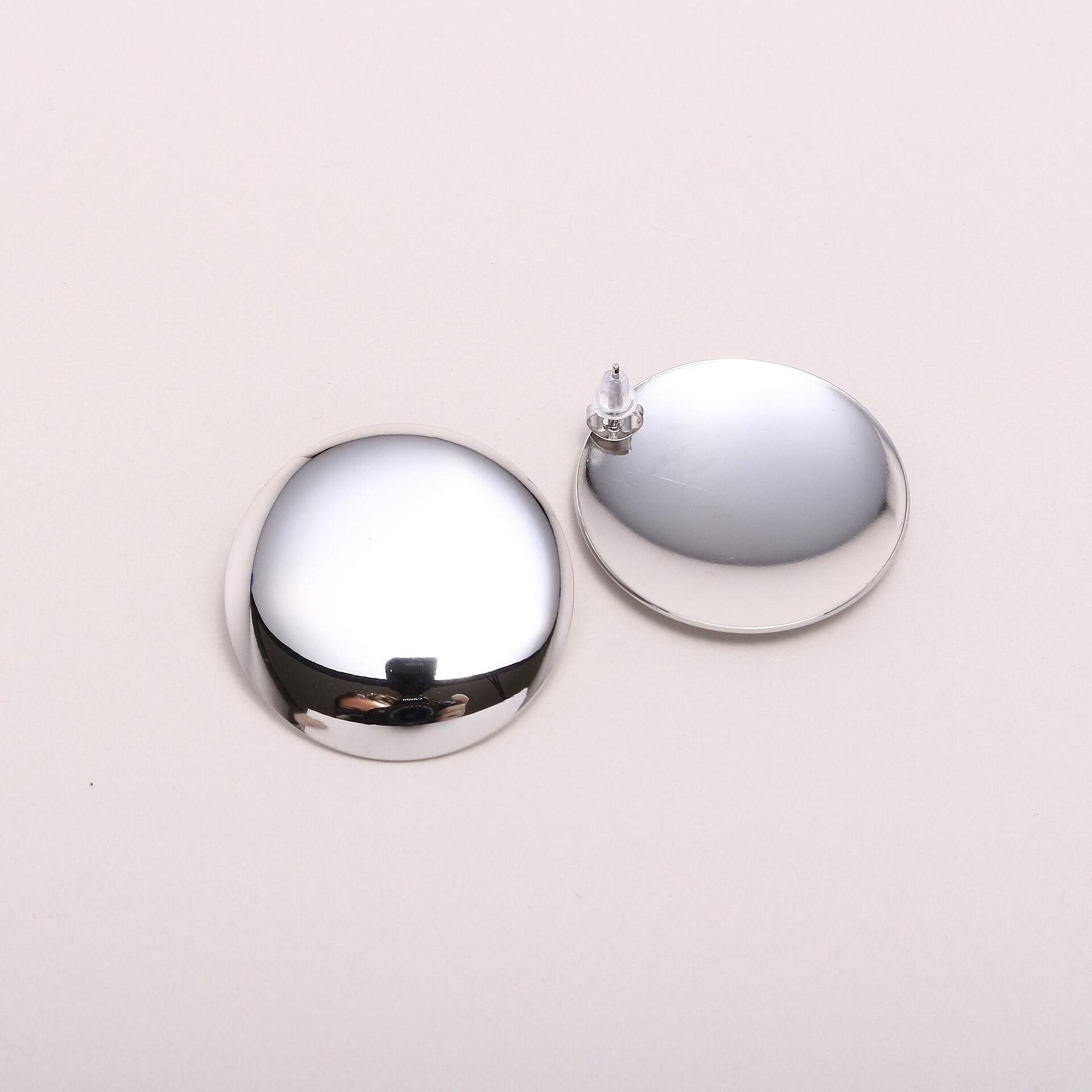 Обеци CIRCLE SILVER