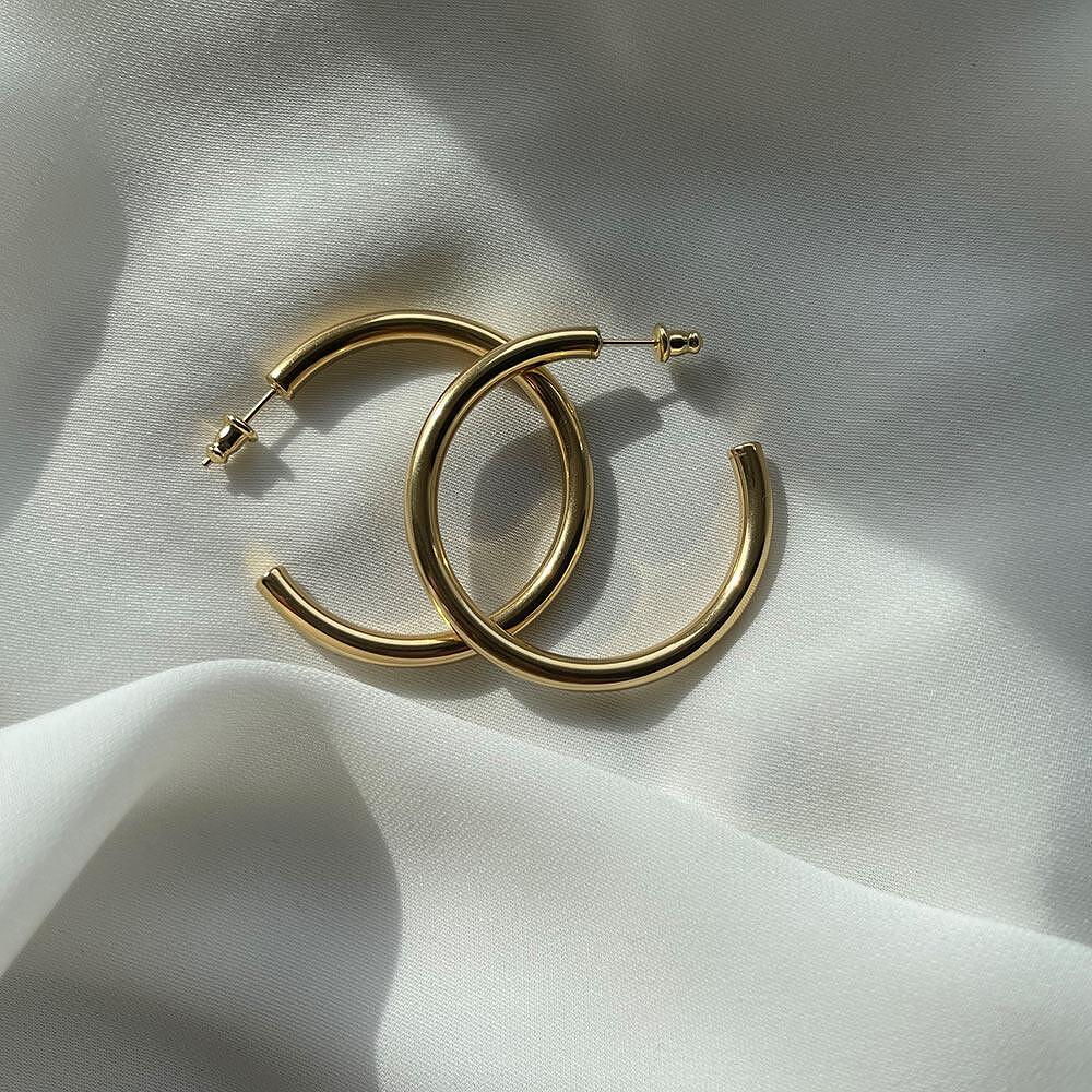 Обеци CLASSY 45 mm