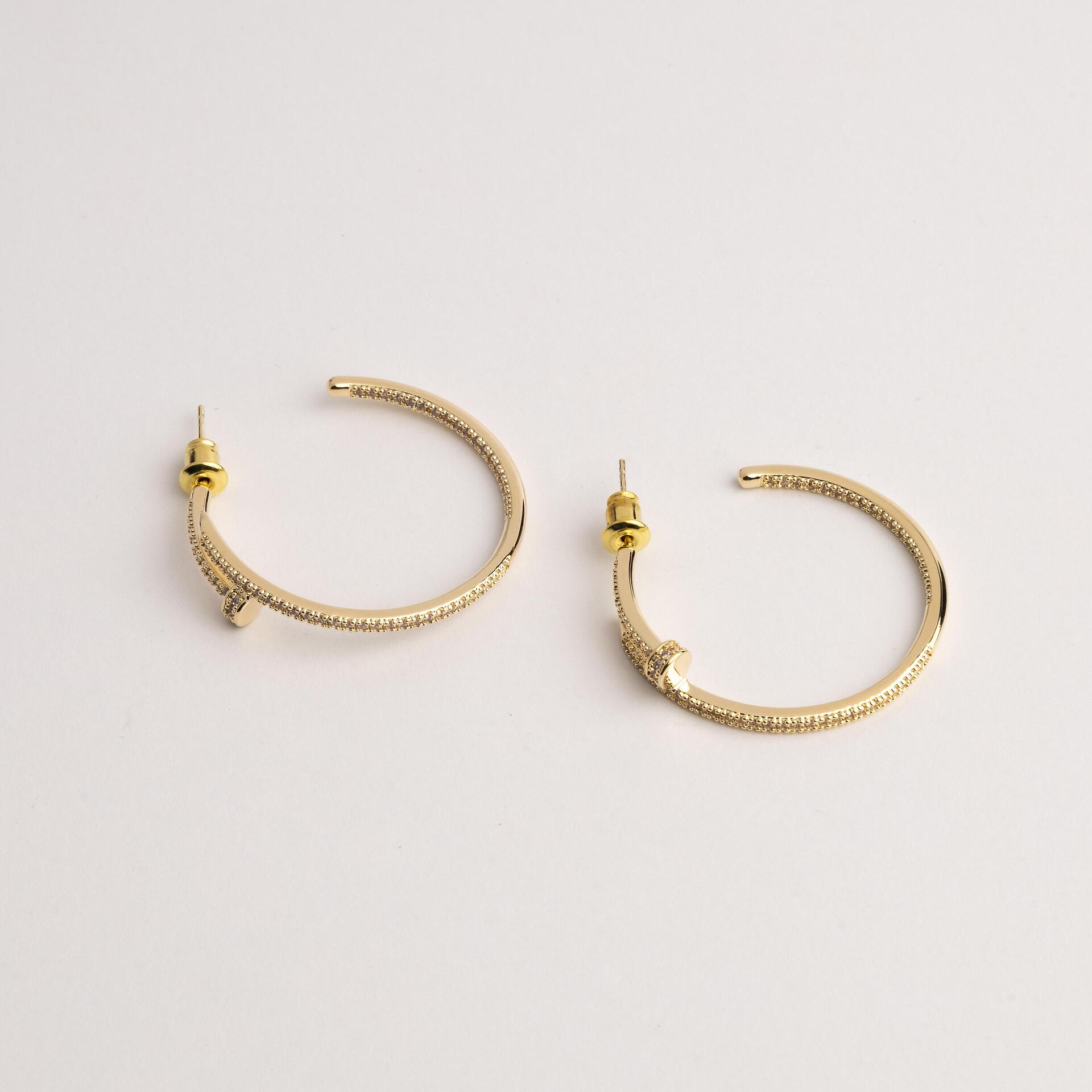 Обеци Harper Gold
