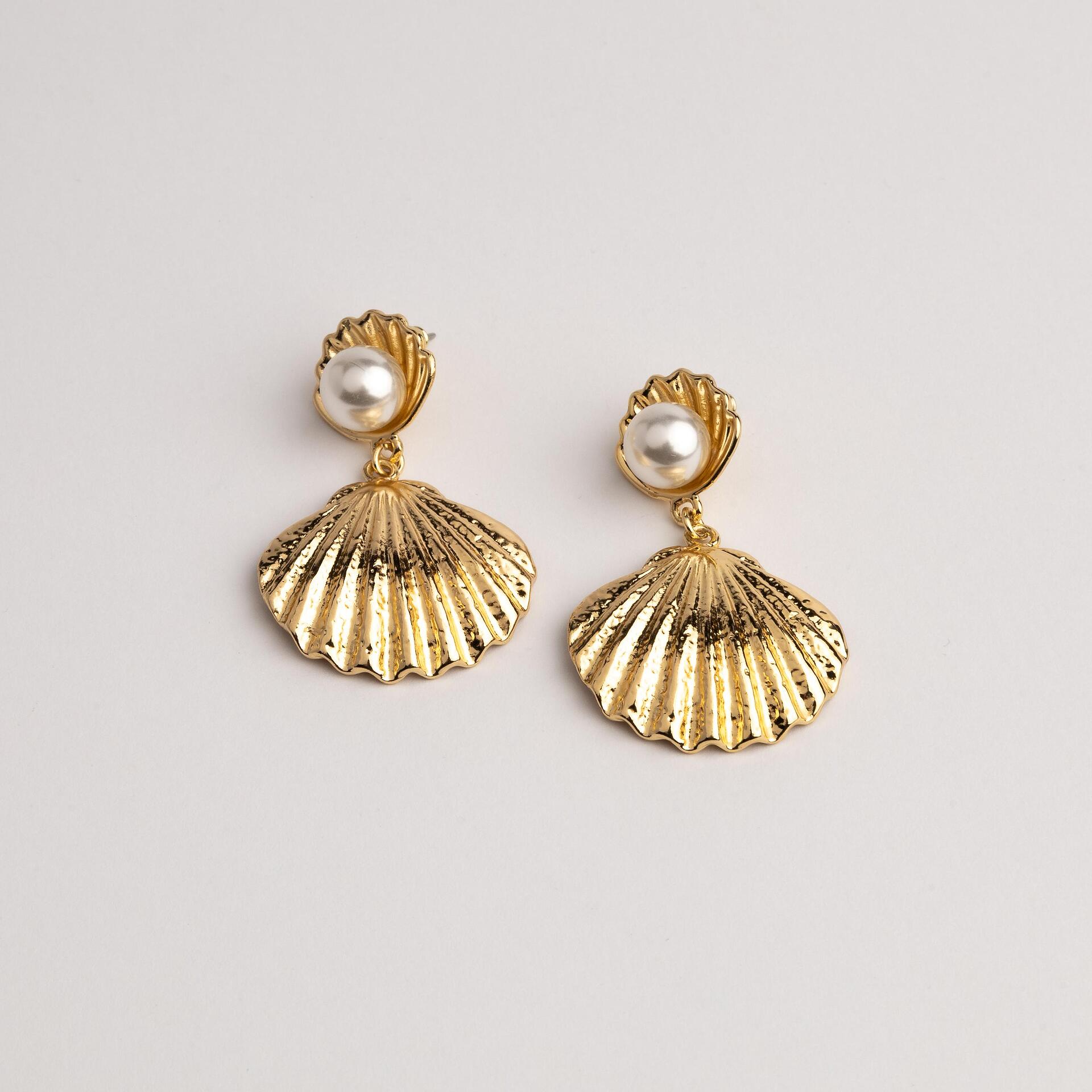 Обеци SHELLS GOLD