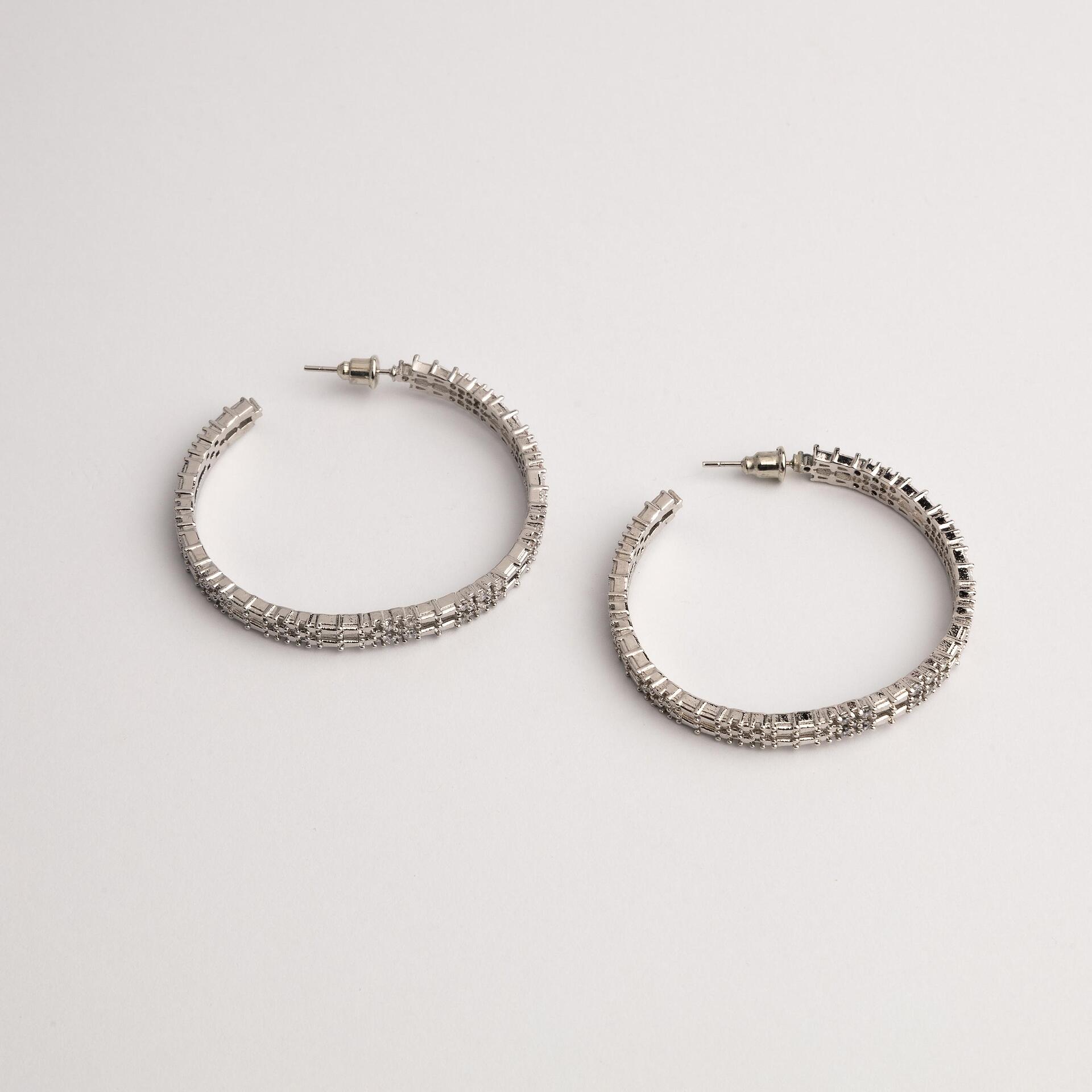 Обеци ZIRCONIA SILVER