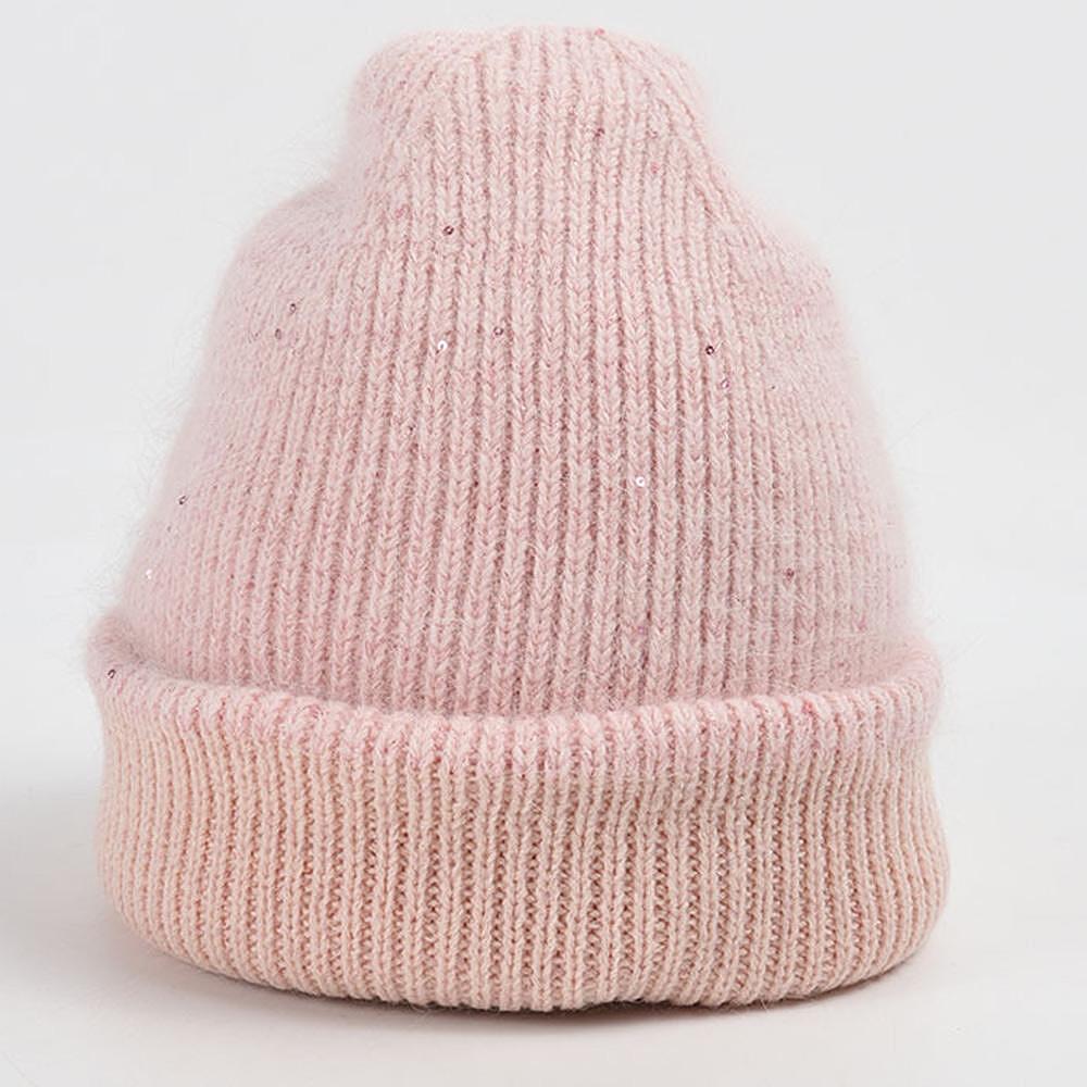 Плетена шапка Baby Pink