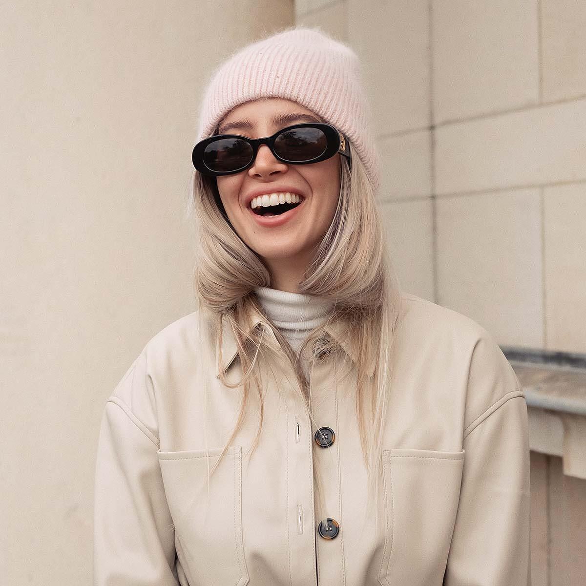 Плетена шапка Baby Pink