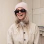 Плетена шапка Baby Pink