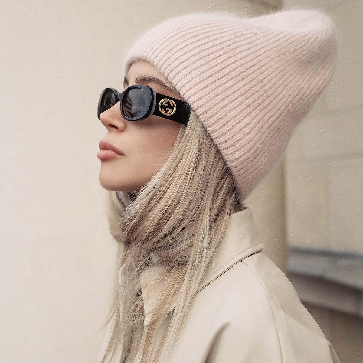 Плетена шапка Baby Pink