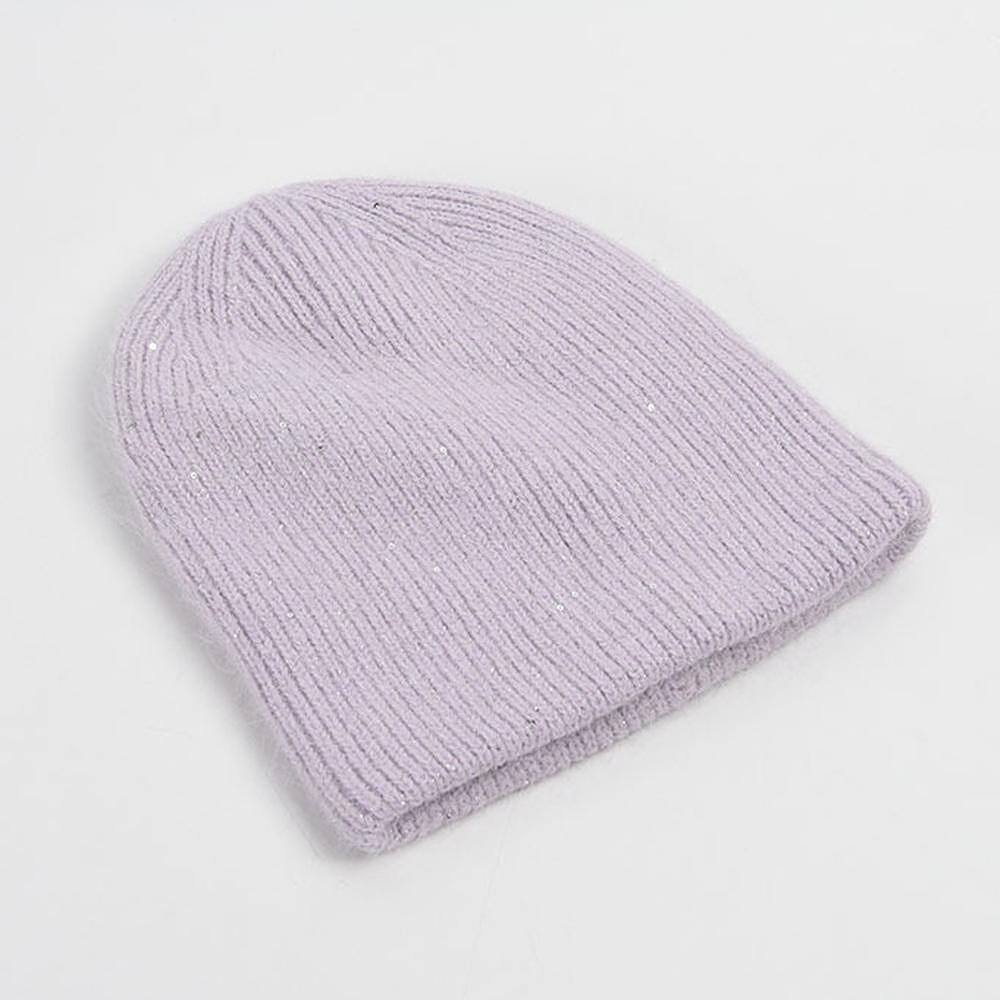 Плетена шапка Purple