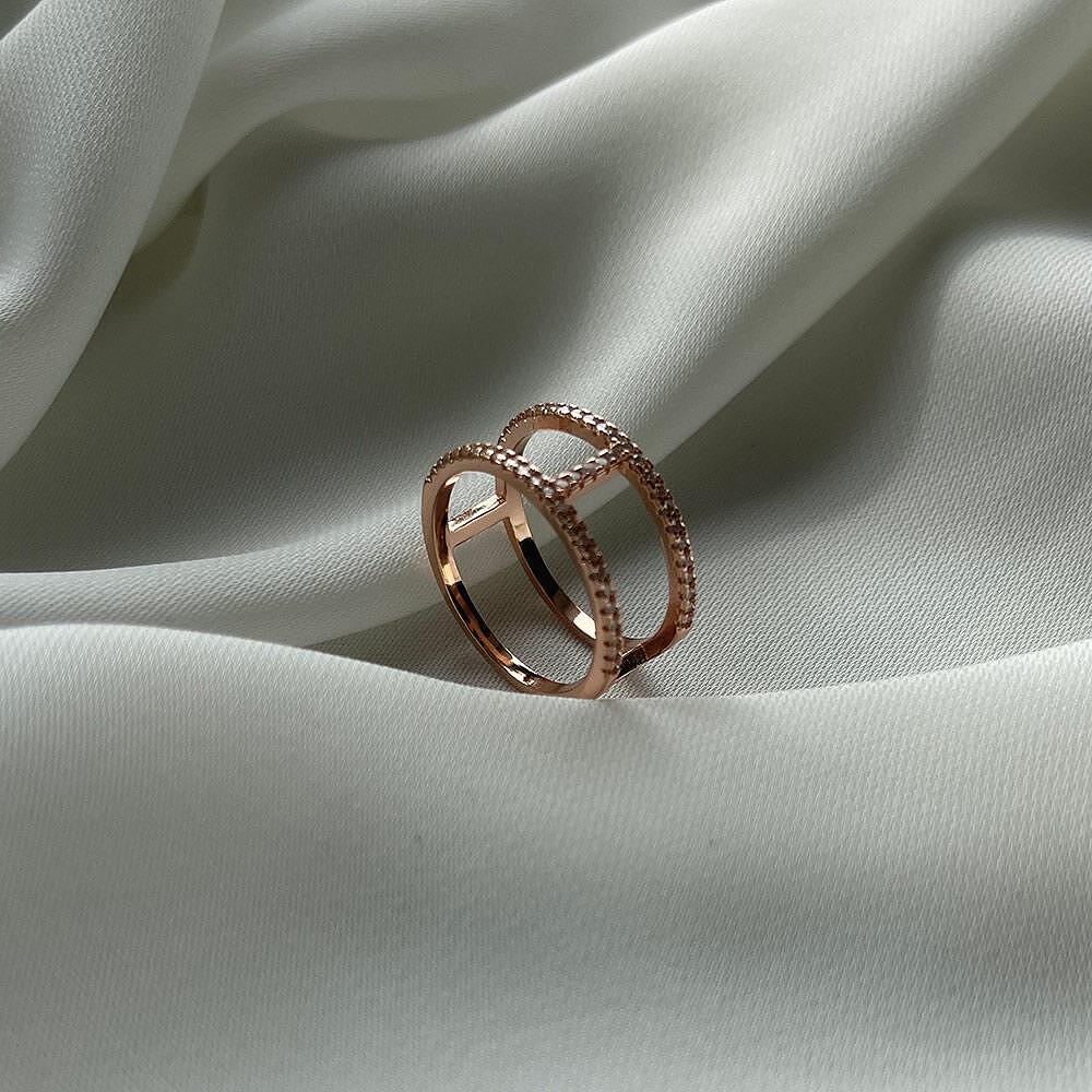 Пръстен DOUBLE ROSE GOLD
