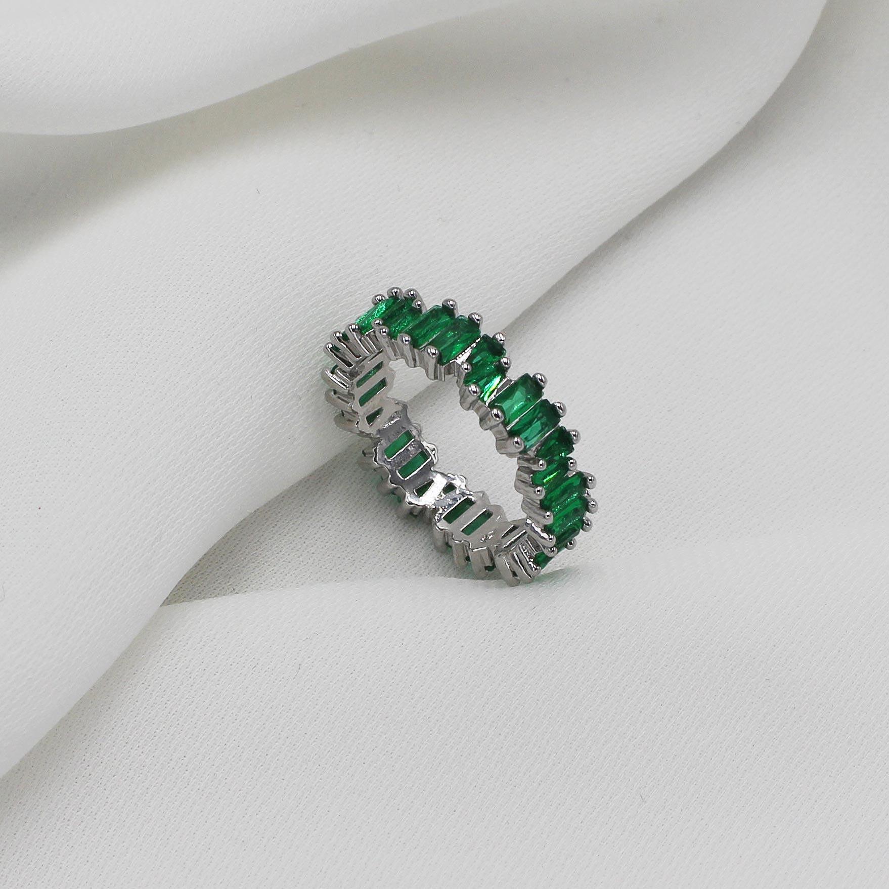 Пръстен ZIRCONIA GREEN