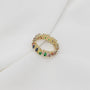 Пръстен ZIRCONIA MULTI GOLD