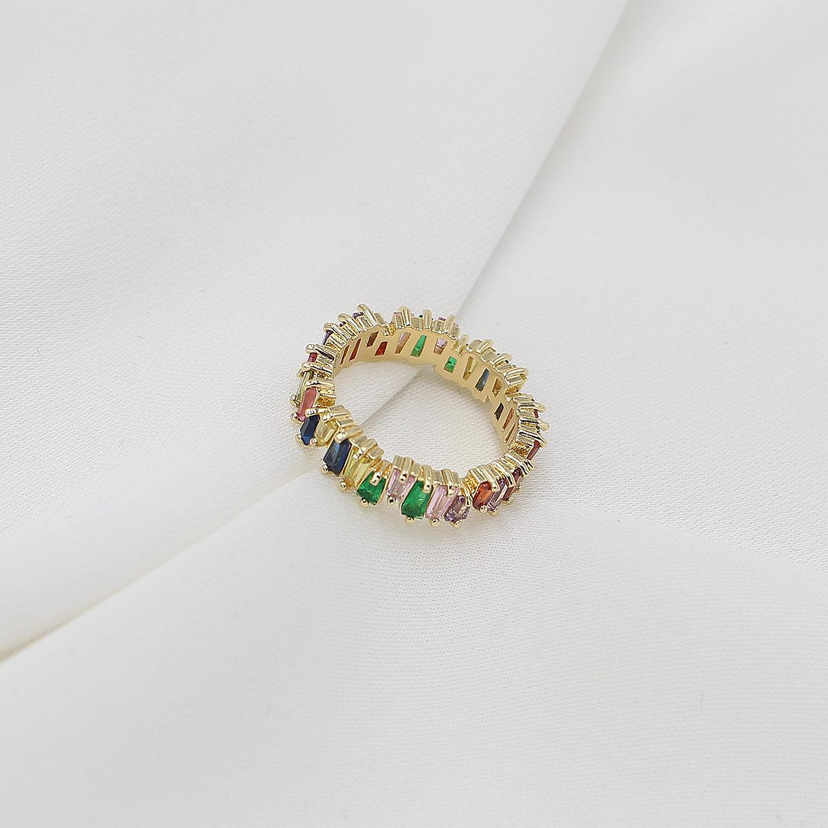 Пръстен ZIRCONIA MULTI GOLD