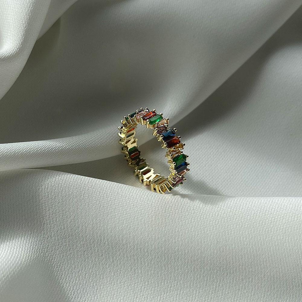 Пръстен ZIRCONIA MULTI GOLD