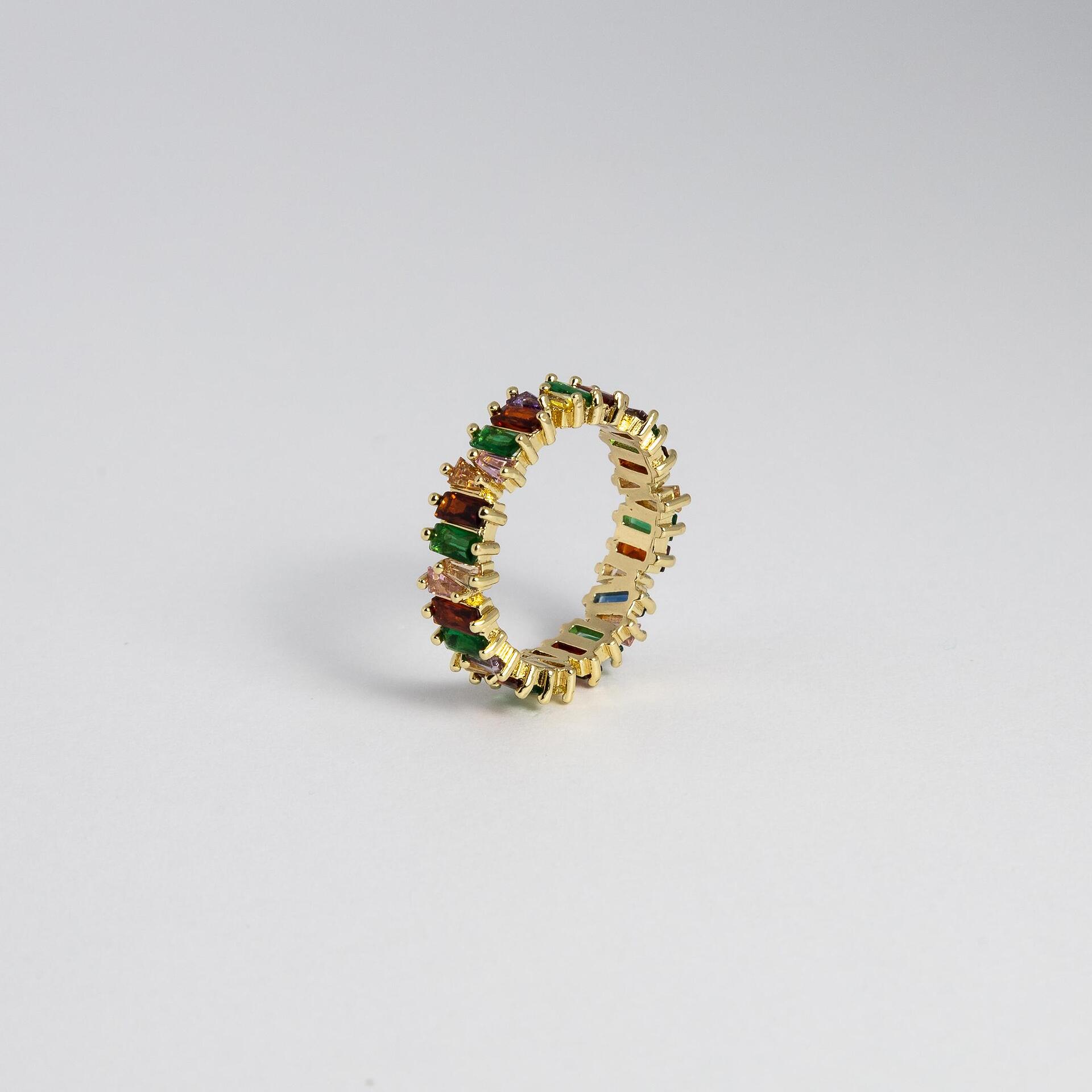 Пръстен ZIRCONIA MULTI GOLD
