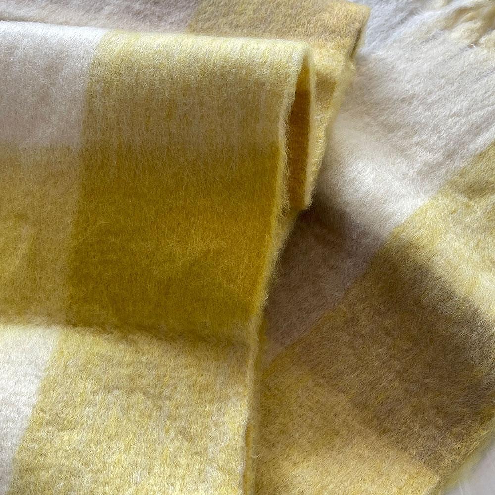 Шал Yellow Ecru