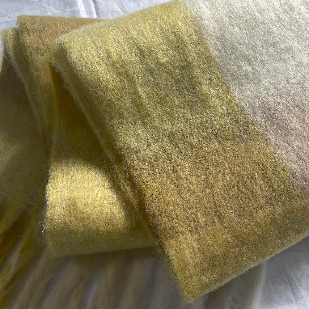 Шал Yellow Ecru