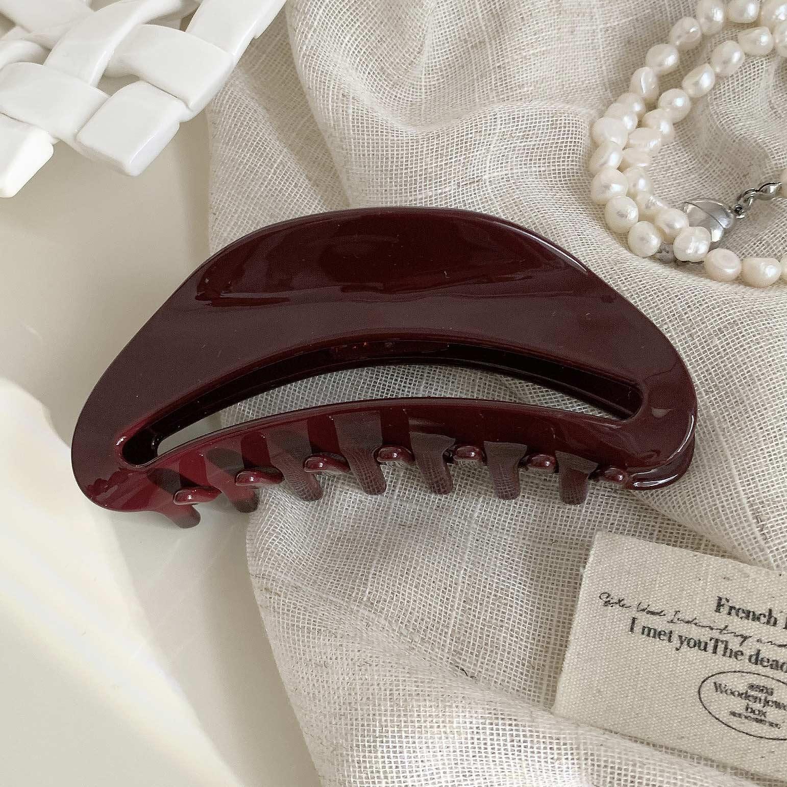 Щипка за коса BURGUNDY RED