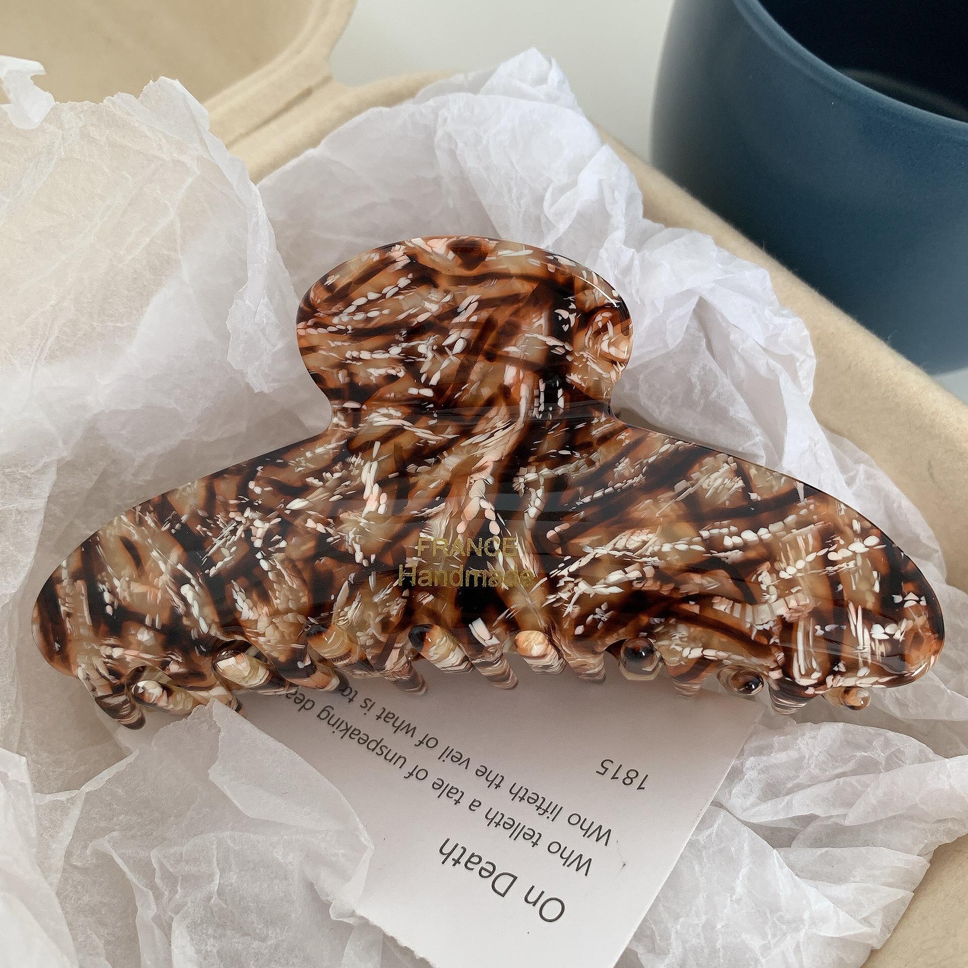 Щипка за коса Claudia Chocolate