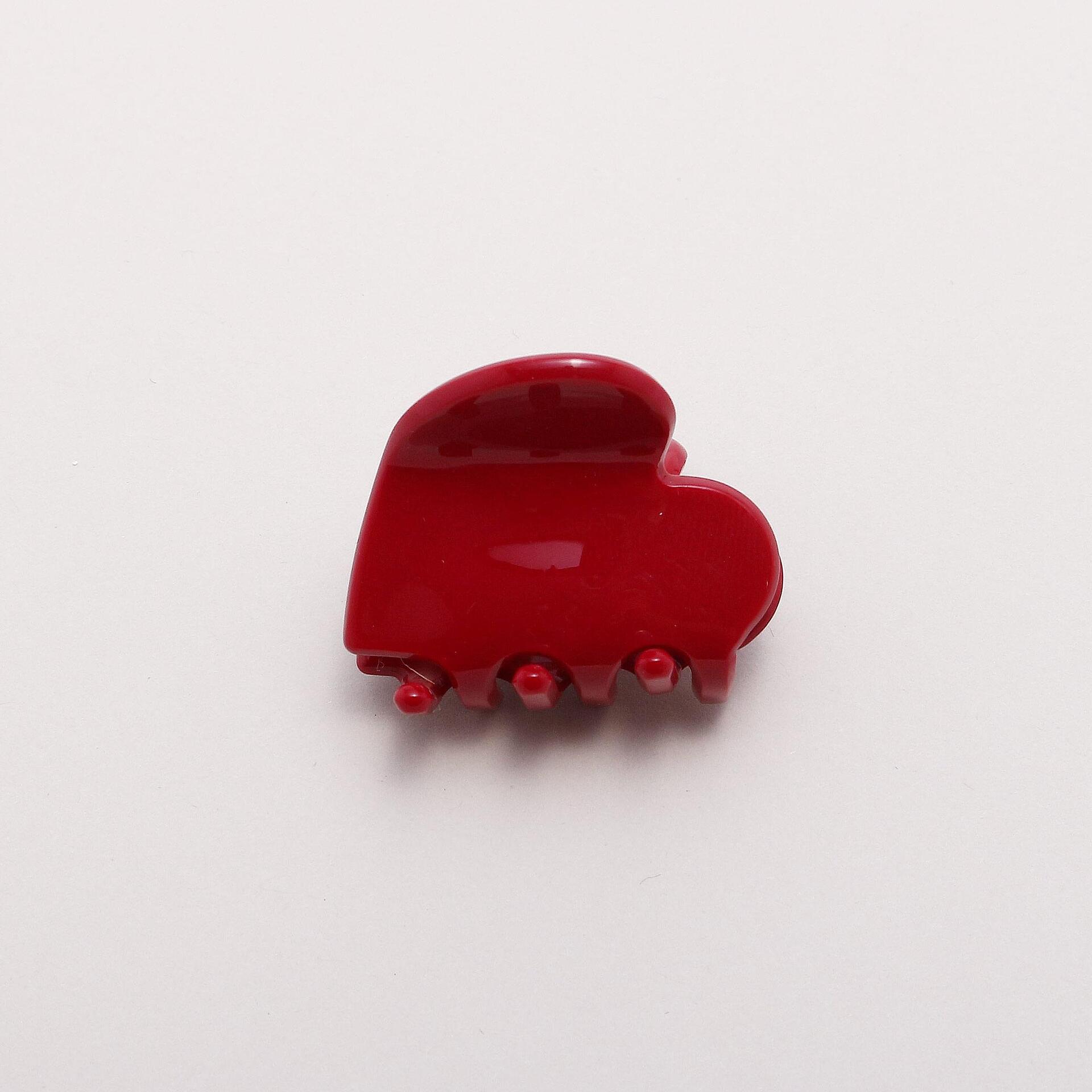 Щипка за коса Heart RED