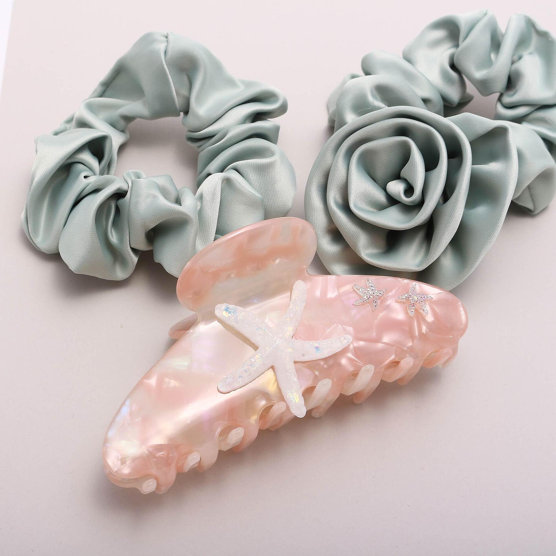 Щипка за коса STARFISH PINK