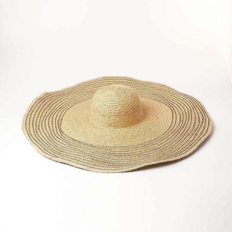 Сламена шапка GRANDE BLACK