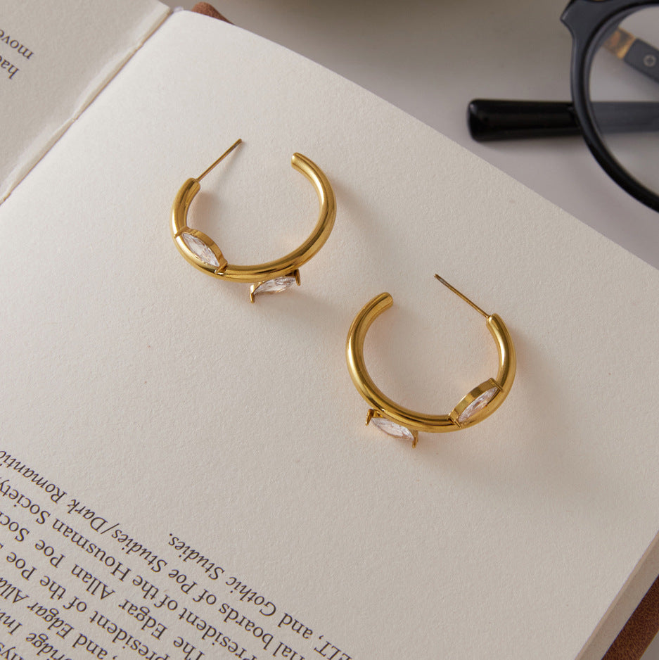 Обеци Soft Hoops