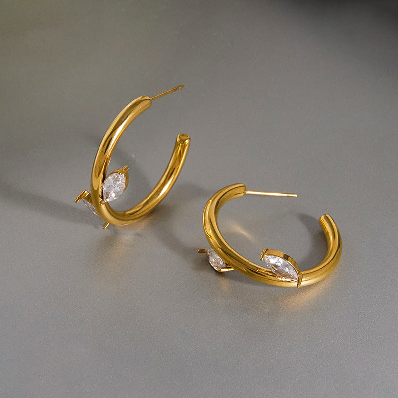 Обеци Soft Hoops