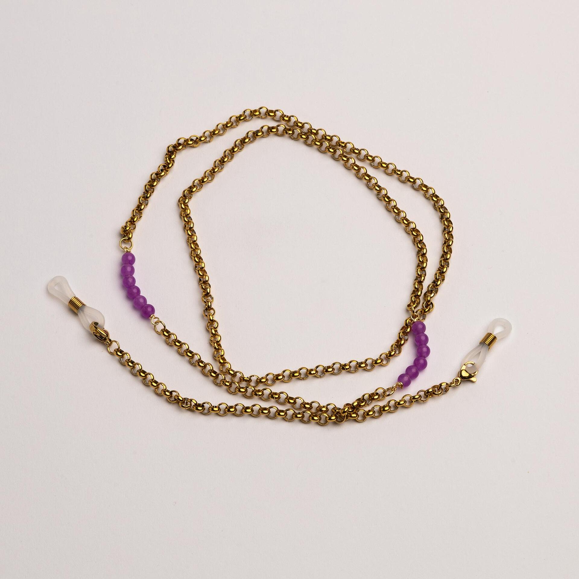 Верижка за очила Chain Lavender